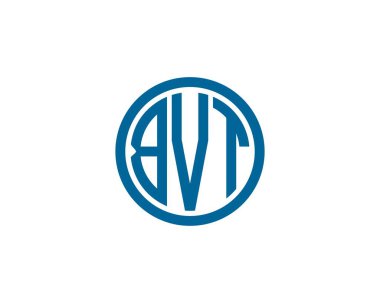 BVT logo tasarım vektör şablonu. BVT