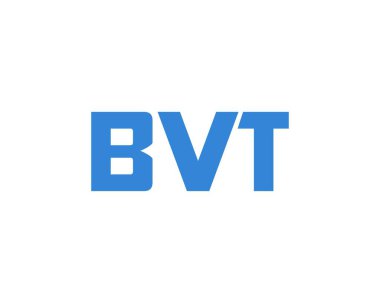 BVT logo tasarım vektör şablonu. BVT