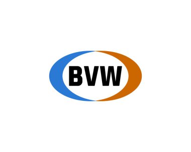 BVW logo tasarım vektör şablonu. BVW