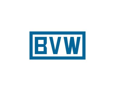 BVW logo tasarım vektör şablonu. BVW