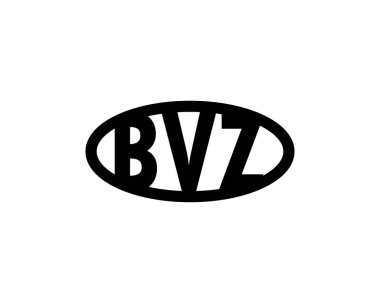 BVZ logo tasarım vektör şablonu. BVZ
