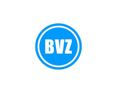 BVZ logo tasarım vektör şablonu. BVZ