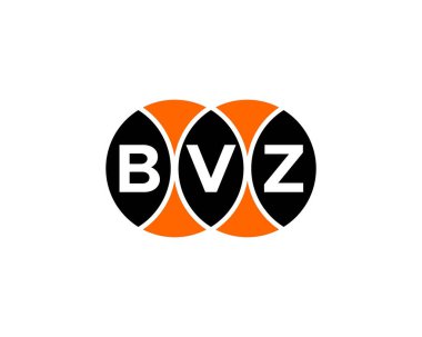 BVZ logo tasarım vektör şablonu. BVZ
