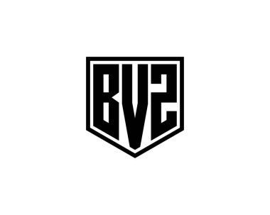 BVZ logo tasarım vektör şablonu. BVZ