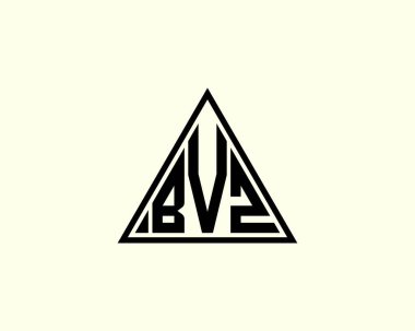 BVZ logo tasarım vektör şablonu. BVZ