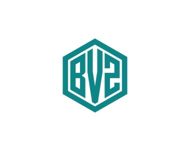 BVZ logo tasarım vektör şablonu. BVZ