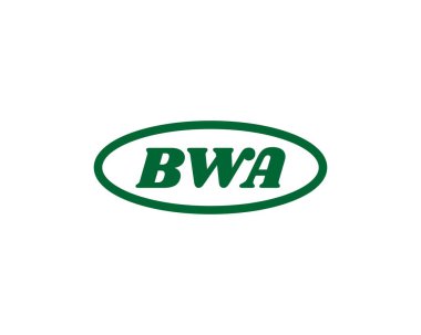 BWA logo tasarım vektör şablonu. BWA