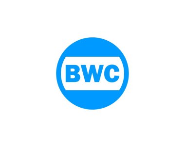BWC logo tasarım vektör şablonu. BWC