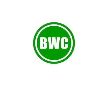 BWC logo tasarım vektör şablonu. BWC