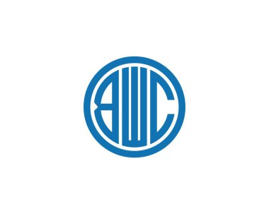 BWC logo tasarım vektör şablonu. BWC