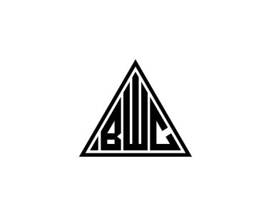 BWC logo tasarım vektör şablonu. BWC