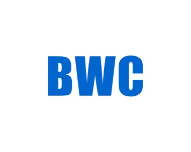 BWC logo tasarım vektör şablonu. BWC