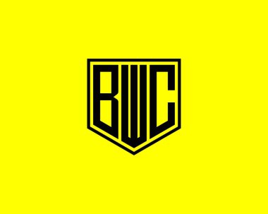 BWC logo tasarım vektör şablonu. BWC