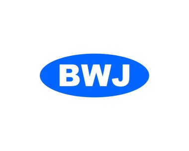 BWJ logo tasarım vektör şablonu. BWJ