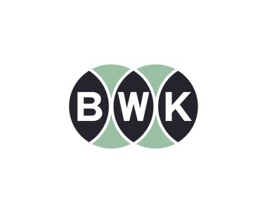 BWK logo tasarım vektör şablonu. BWK