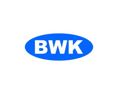 BWK logo tasarım vektör şablonu. BWK