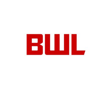BWL logo tasarım vektör şablonu. BWL
