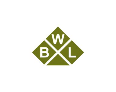 BWL logo tasarım vektör şablonu. BWL