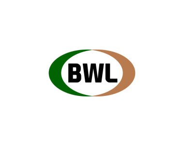 BWL logo tasarım vektör şablonu. BWL