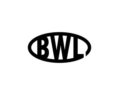 BWL logo tasarım vektör şablonu. BWL