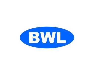 BWL logo tasarım vektör şablonu. BWL