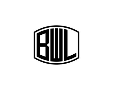 BWL logo tasarım vektör şablonu. BWL