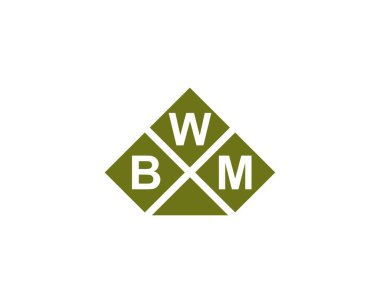 BWM logo tasarım vektör şablonu. BWM