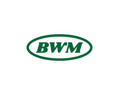 BWM logo tasarım vektör şablonu. BWM