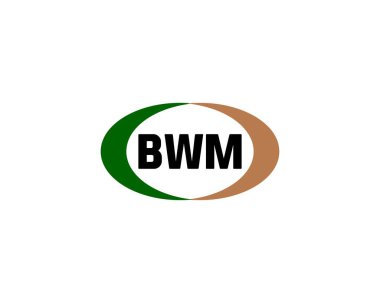 BWM logo tasarım vektör şablonu. BWM