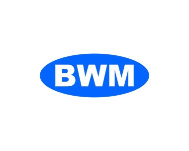 BWM logo tasarım vektör şablonu. BWM