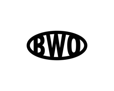 BWO logo tasarım vektör şablonu. BWO