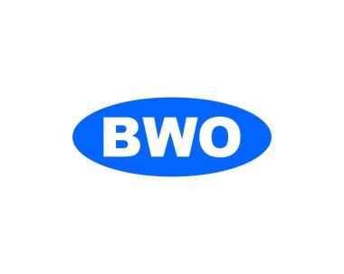 BWO logo tasarım vektör şablonu. BWO