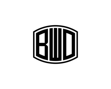 BWO logo tasarım vektör şablonu. BWO