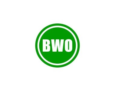 BWO logo tasarım vektör şablonu. BWO