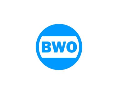 BWO logo tasarım vektör şablonu. BWO