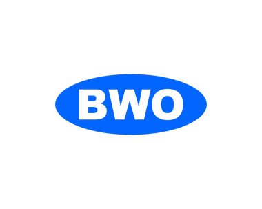 BWO logo tasarım vektör şablonu. BWO