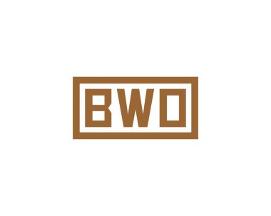 BWO logo tasarım vektör şablonu. BWO