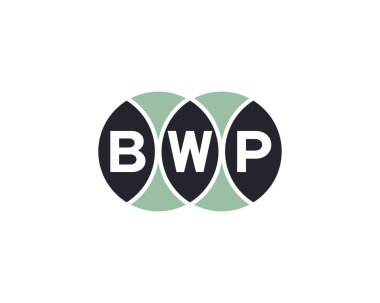BWP logo tasarım vektör şablonu. BWP
