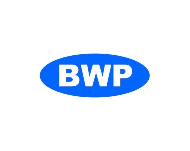 BWP logo tasarım vektör şablonu. BWP