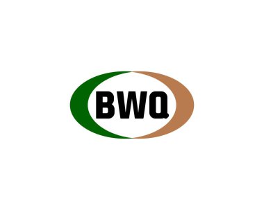 BWQ Logo tasarım vektör şablonu. BWQ