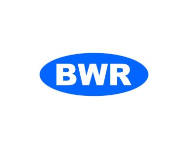 BWR logo tasarım vektör şablonu. BWR