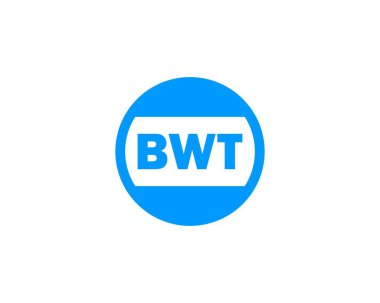 BWT Logo tasarım vektör şablonu. BWT