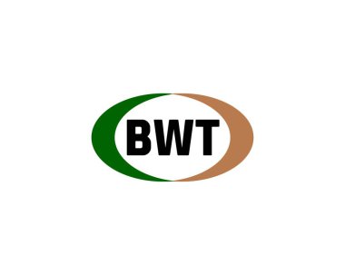 BWT Logo tasarım vektör şablonu. BWT