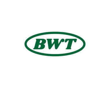 BWT Logo tasarım vektör şablonu. BWT