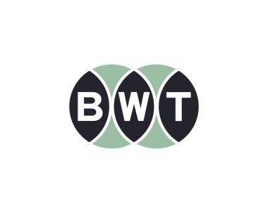BWT Logo tasarım vektör şablonu. BWT