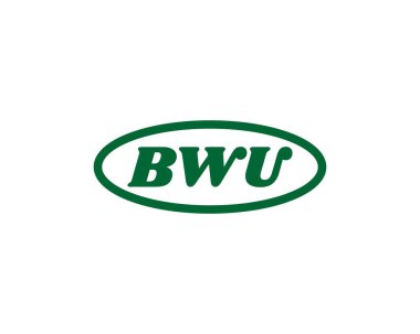 BWU logo tasarım vektör şablonu. BWU