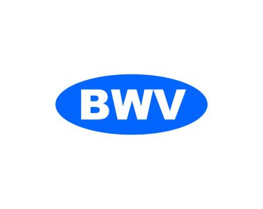 BWV Logo tasarım vektör şablonu. BWV