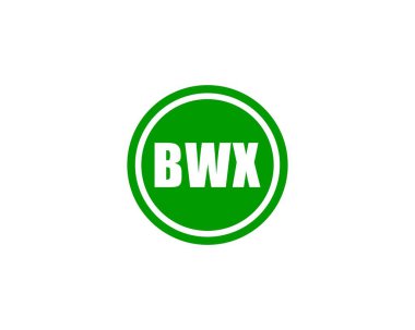 BWX logo tasarım vektör şablonu. BWX