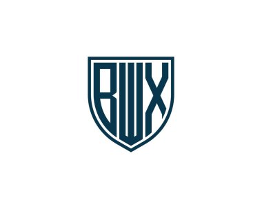 BWX logo tasarım vektör şablonu. BWX