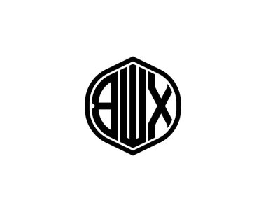 BWX logo tasarım vektör şablonu. BWX